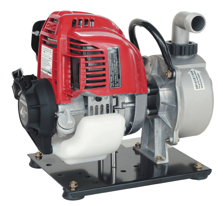 Hyjet Engine Driven Transfer Pump with Carry Handle - 1 Inch, Honda GX25 1.1hp