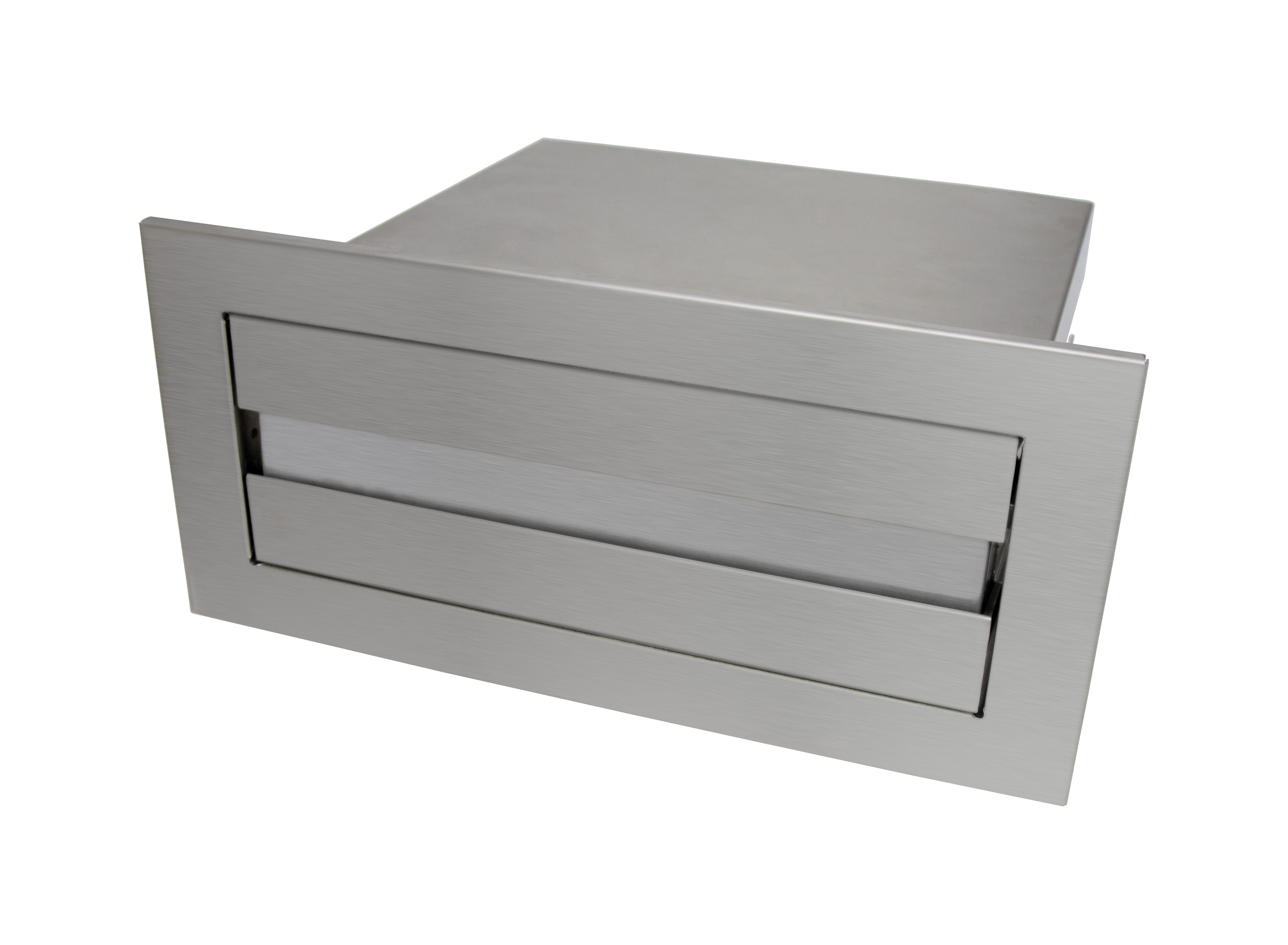 Counter Top Recessed Paper Towel Dispenser in Satin Stainless Steel