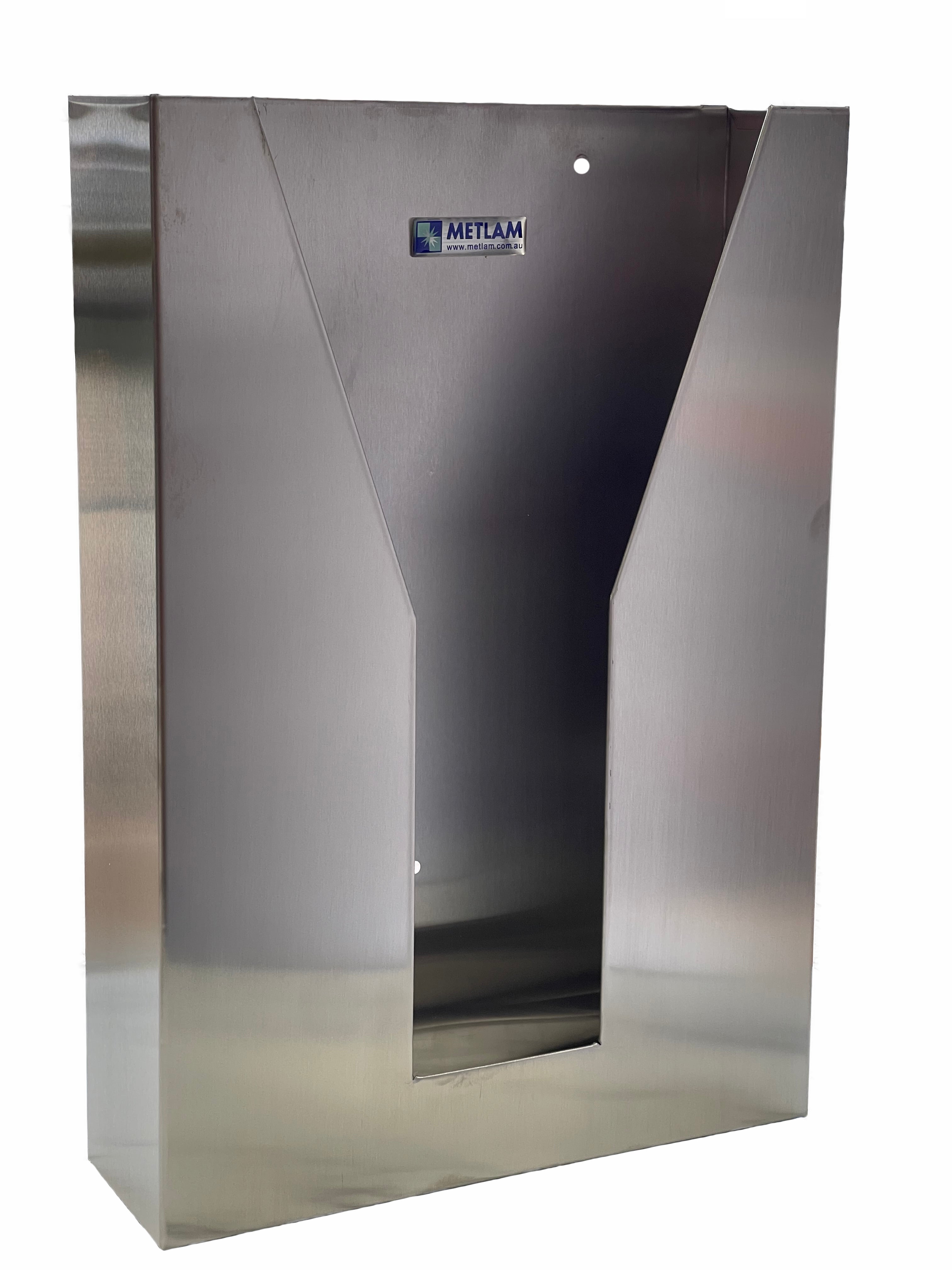Behind the mirror/door Paper Towel Dispenser in Satin Stainless Steel