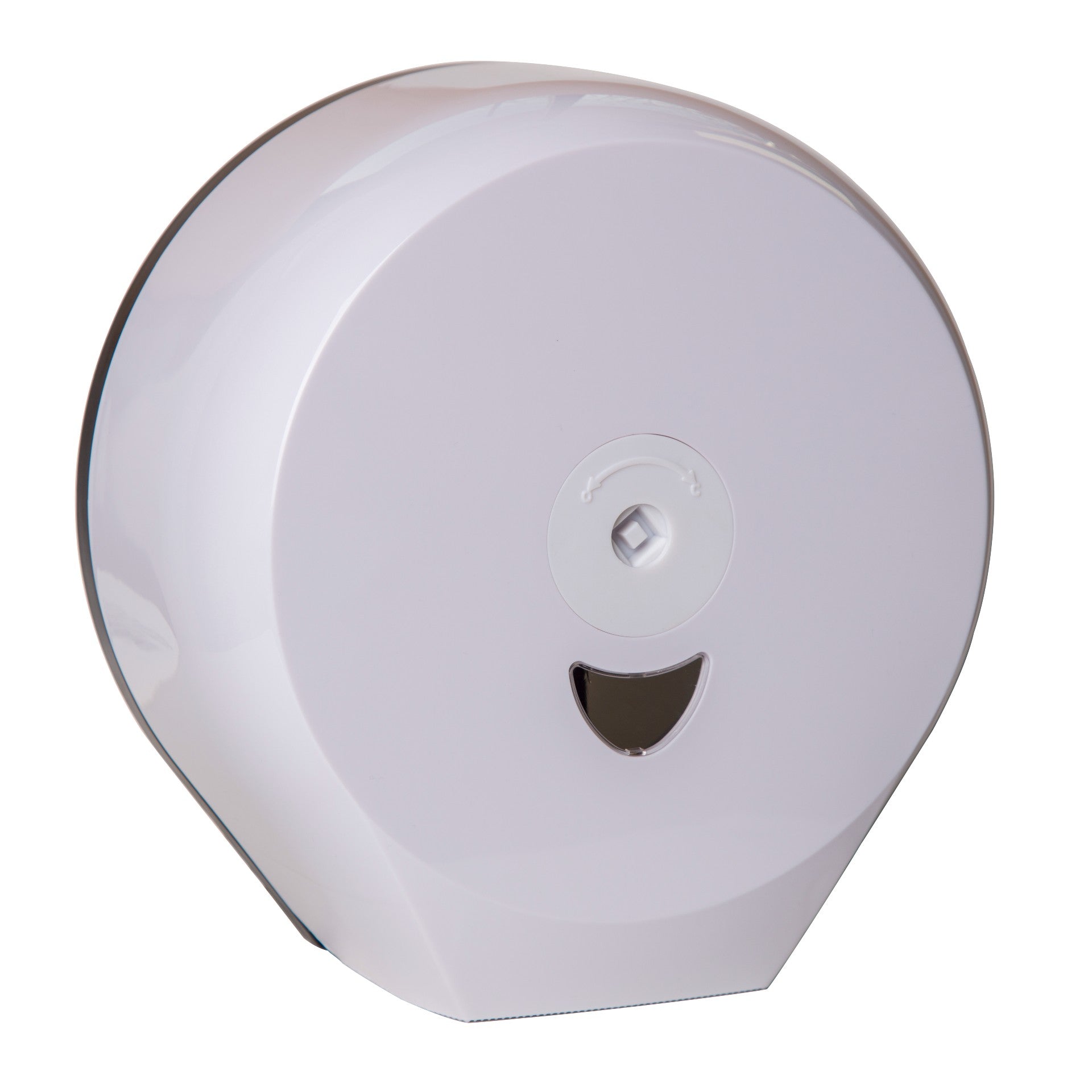 White Jumbo Toilet Roll Dispenser