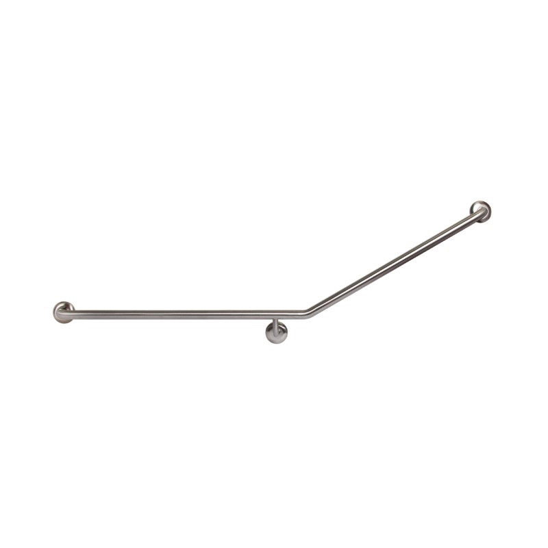 30° Flush Mount Side Wall Grab Rail LH in Antimicrobial