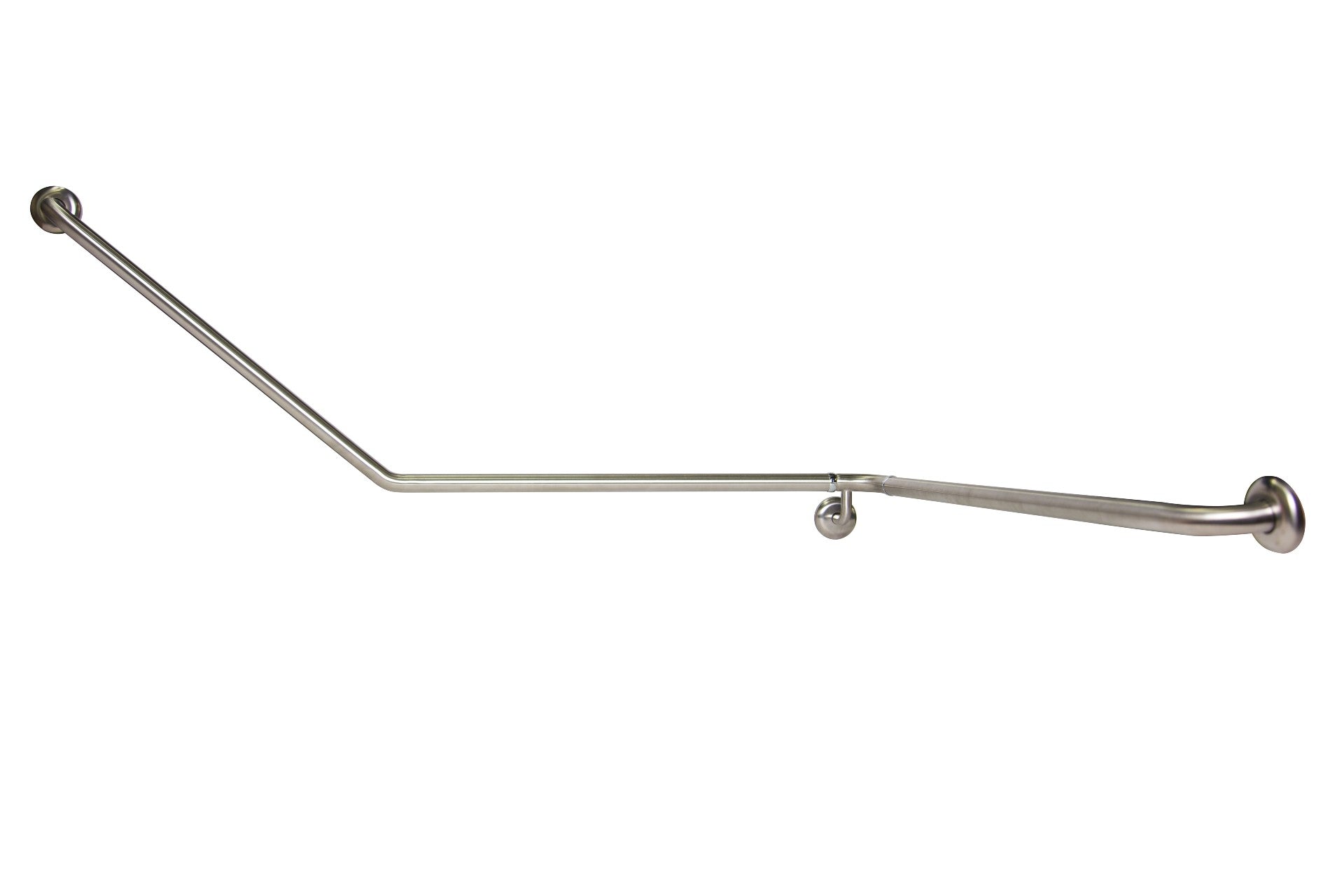 30° Flush Mount Wrap Around Grab Rail Modular 1100x900x700mm RH