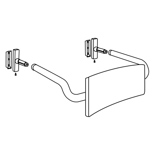 Vandal Proof Curved Backrest