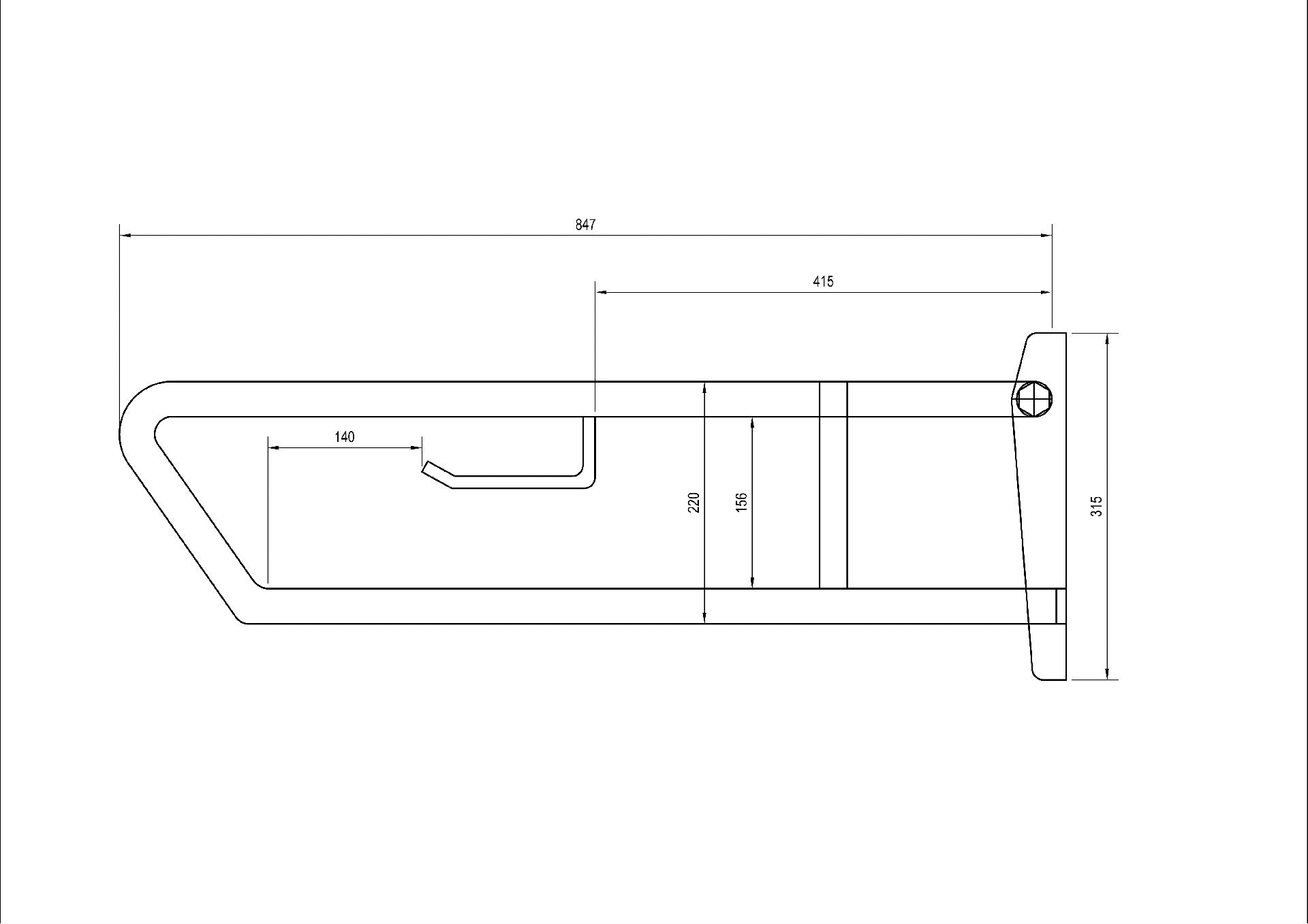Pull Down Grab Rail with Toilet Roll Holder