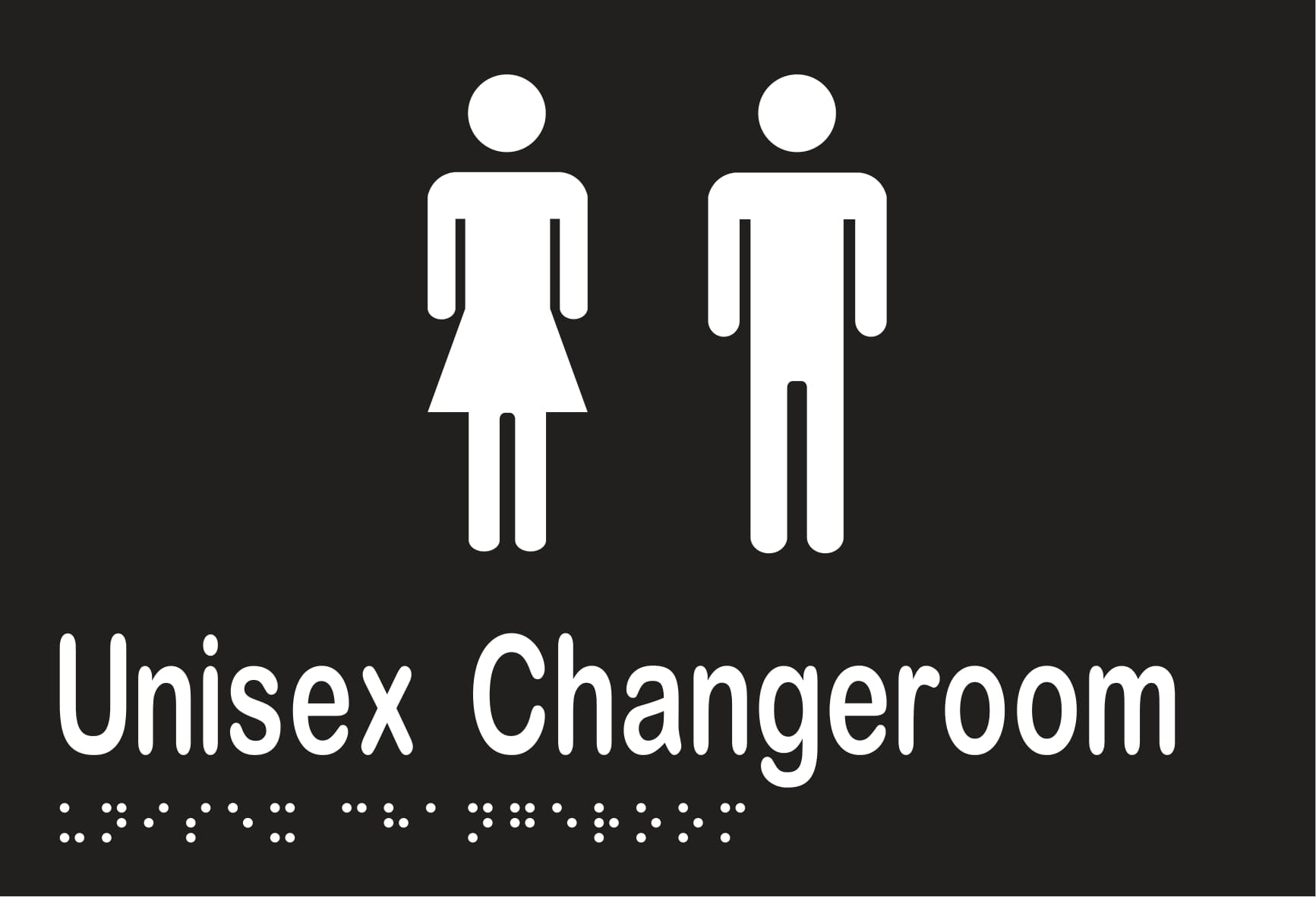 Unisex Changeroom Braille