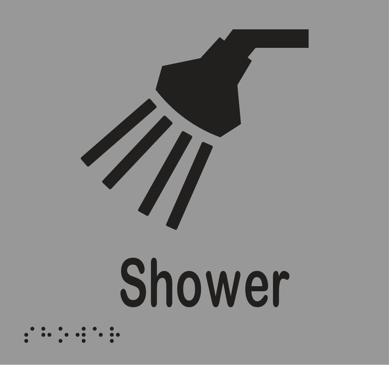 Shower Braille 160mmW x 150mmH