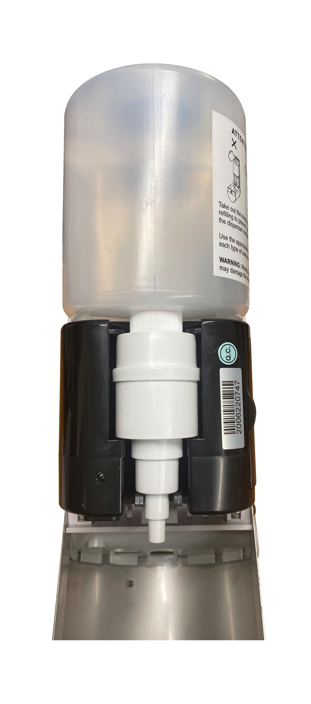 Auto Sanitiser Dispenser in Satin Stainless Steel