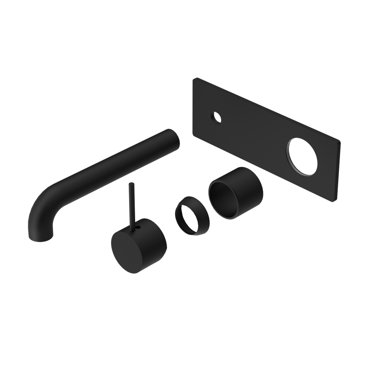 Mecca Wall Basin/bath Mixer Handle Up 260mm Trim Kits Only