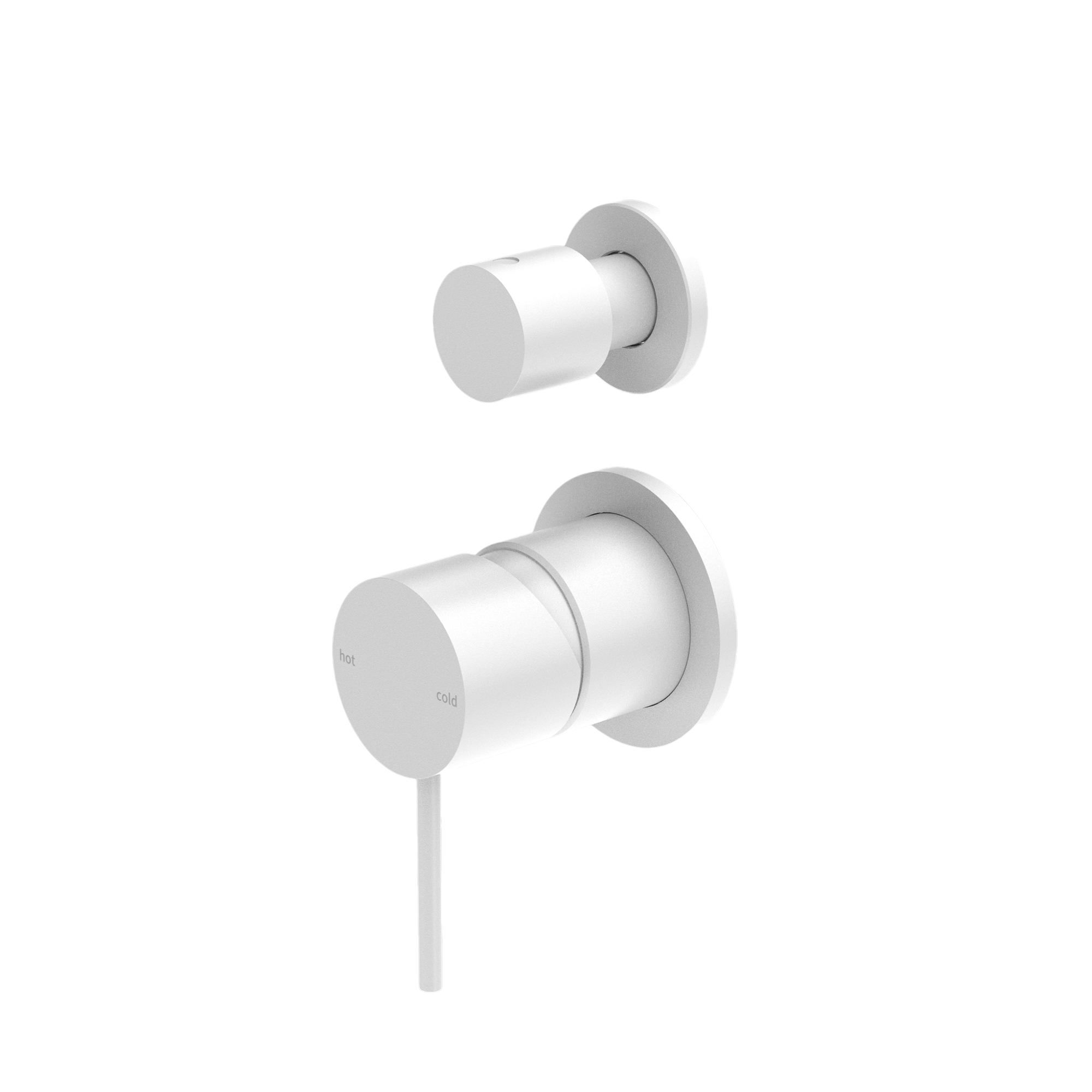 Mecca Shower Mixer With Divertor Separate Back Plate
