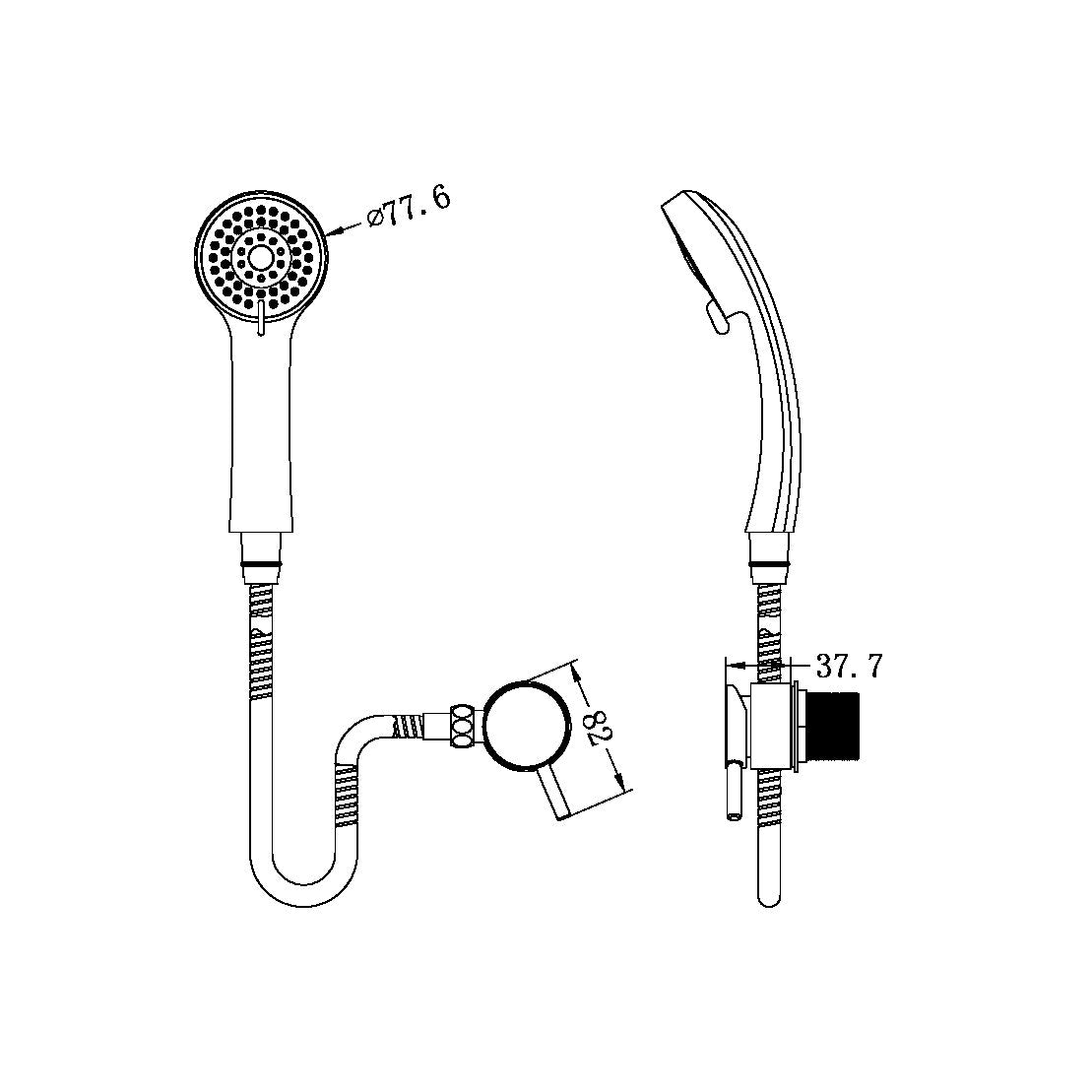 Caravan External Shower