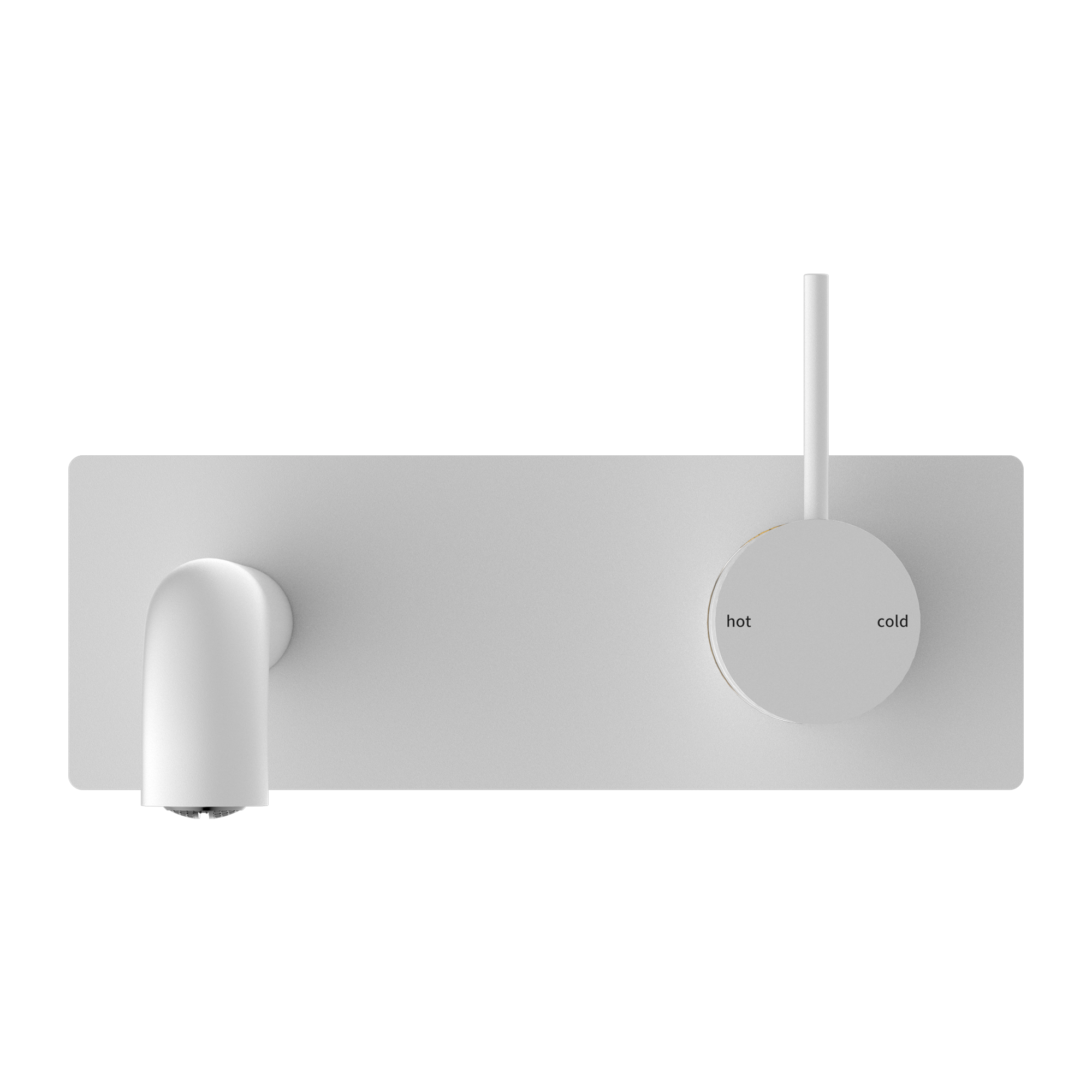 Mecca Wall Basin/bath Mixer Handle Up 160mm