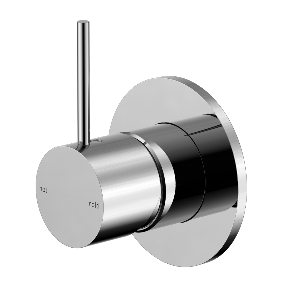 Mecca Shower Mixer Handle Up 80mm Plate