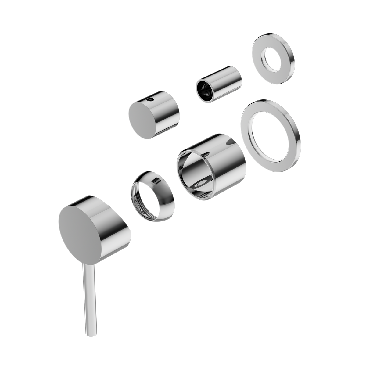 Dolce Shower Mixer With Divertor Separate Back Plate Trim Kits Only