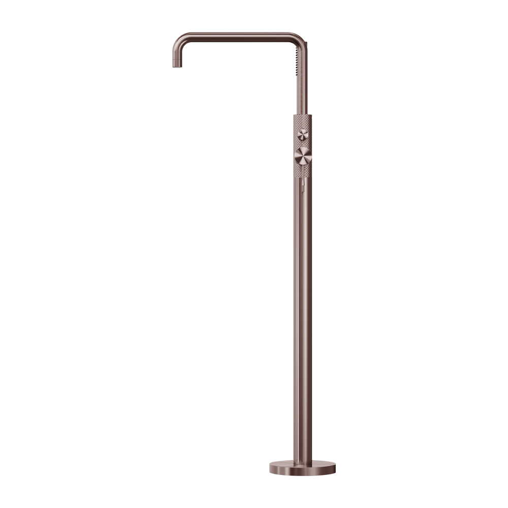 Opal Freestanding Bath Mixer With Hand Shower