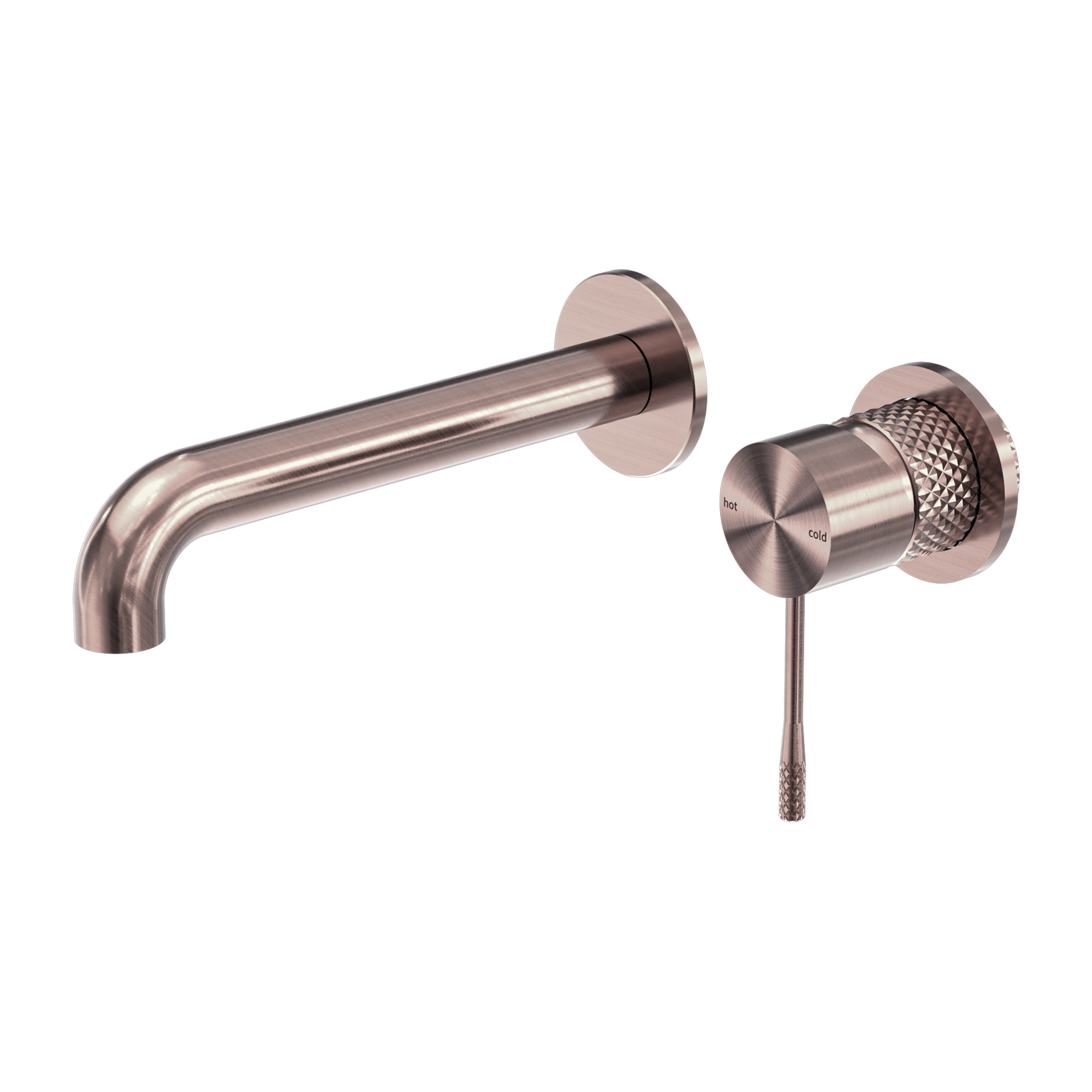 Opal Wall Basin/bath Mixer Separate Back Plate 120/160/185/230/260mm Brushed Bronze