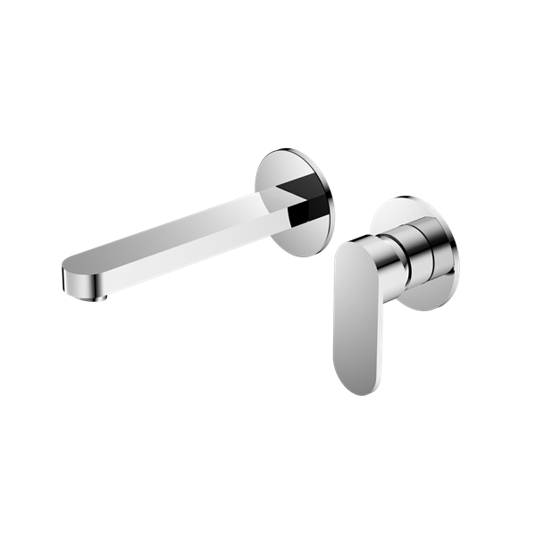 Ecco Wall Basin/Bath Mixer Separate Back Plate