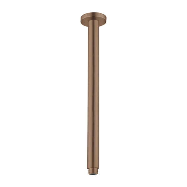 Round Ceiling Arm 300MM Length Matte White