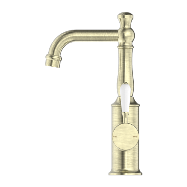 York Basin Mixer With Porcelain Lever