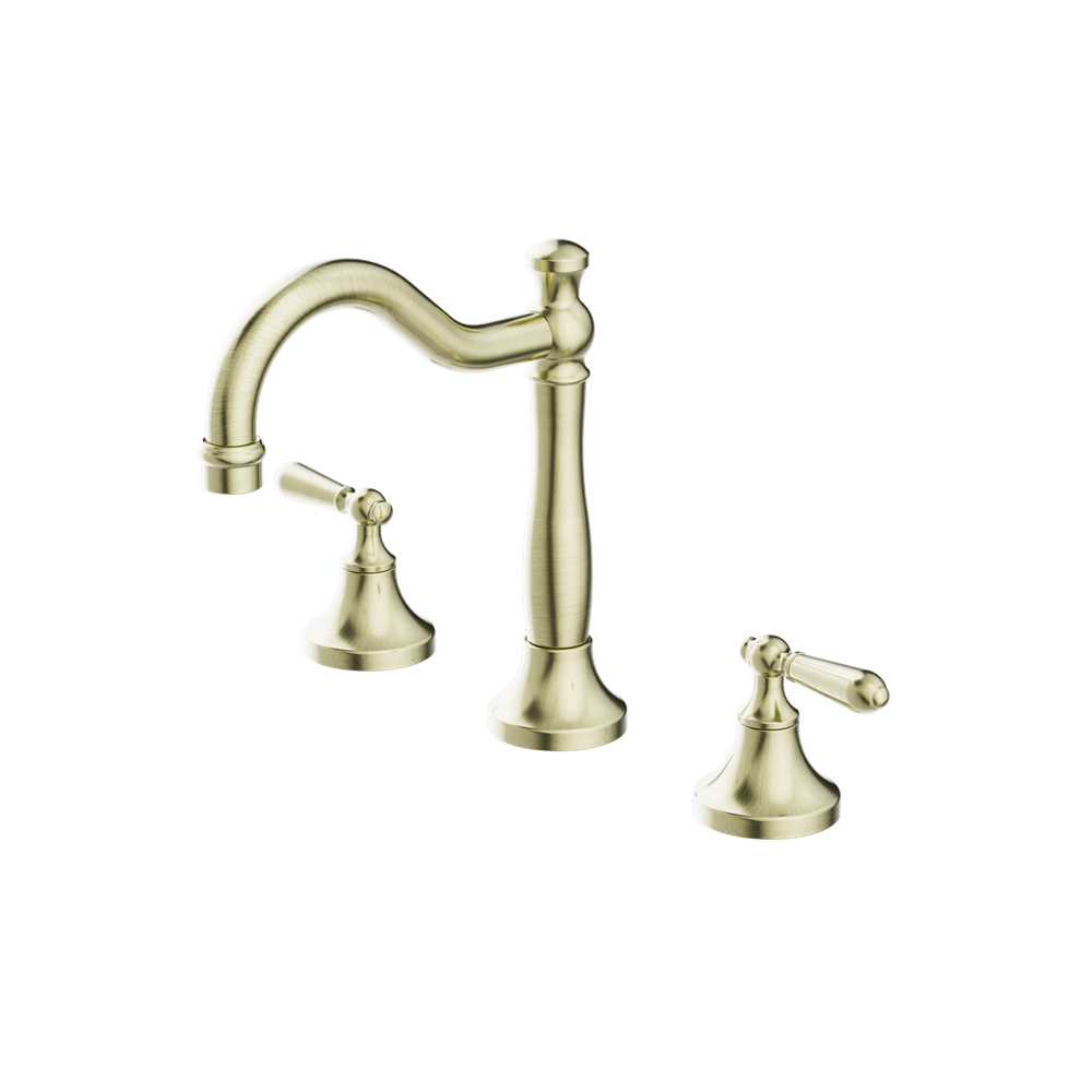 York Basin Set with Metal Lever