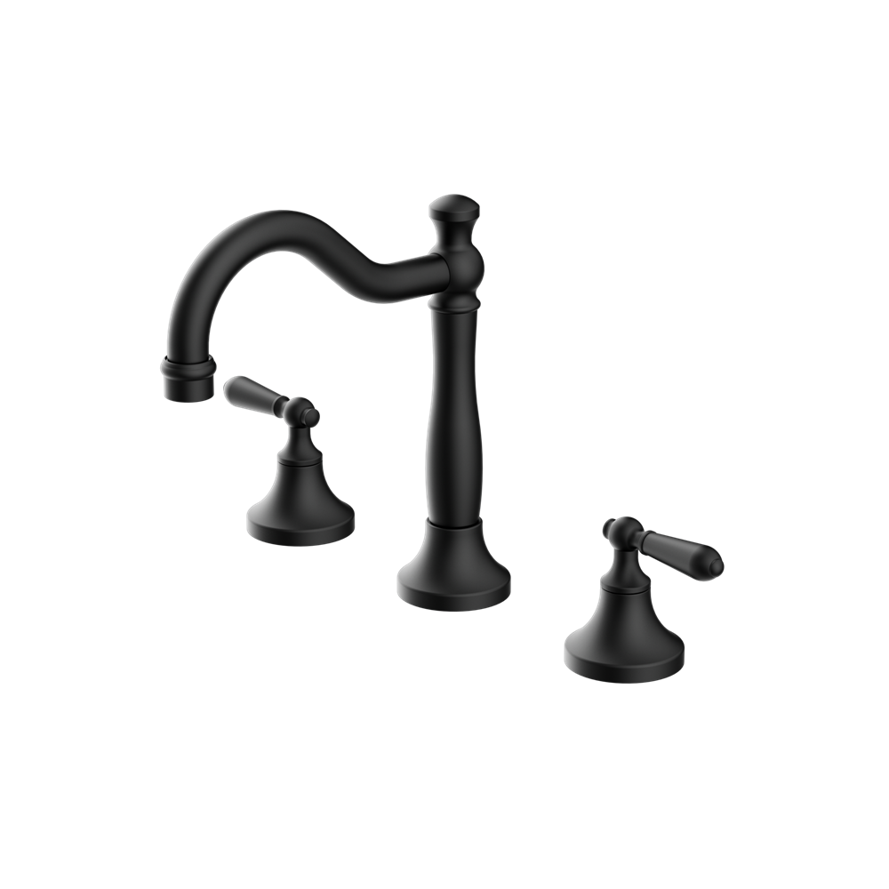 York Basin Set with Metal Lever