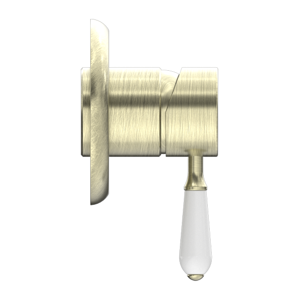 York Shower Mixer With Porcelain Lever