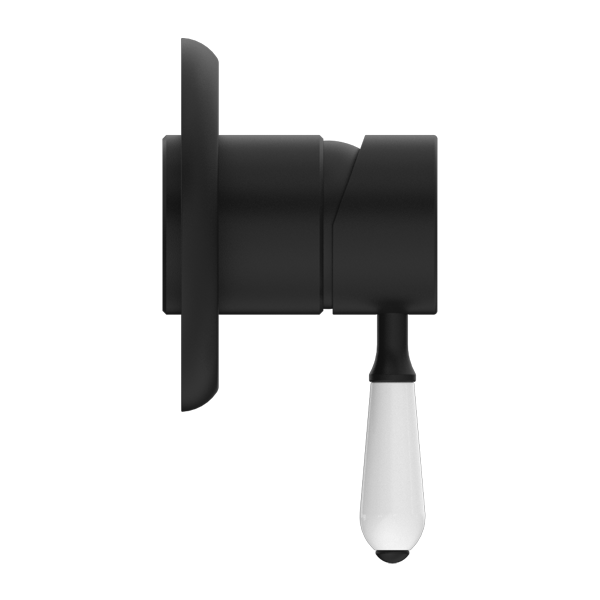 York Shower Mixer With Porcelain Lever