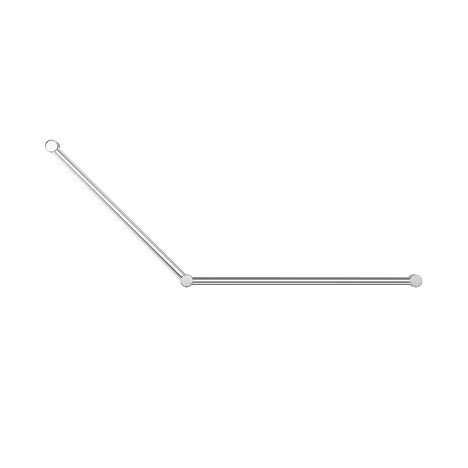 Mecca Care 32mm DDA Grab Rail Set 45 Degree 750mm x 900mm