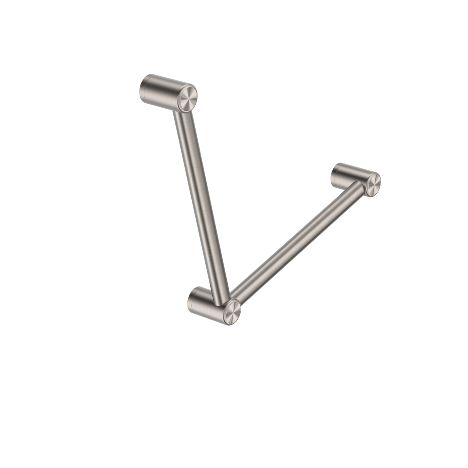 Mecca Care 32mm Ambulant Toilet Grad Rail 90 Degree 450x450mm