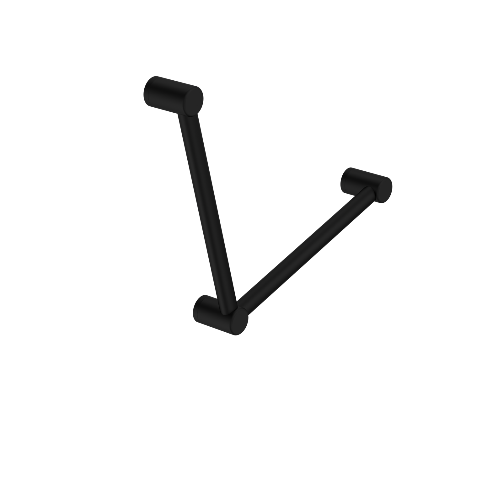 Mecca Care 32mm Ambulant Toilet Grad Rail 90 Degree 450x450mm