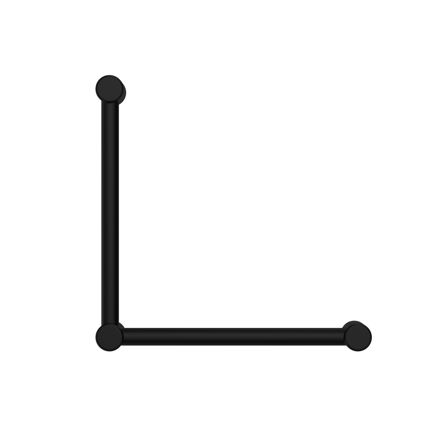 Mecca Care 32mm Ambulant Toilet Grad Rail 90 Degree 450x450mm
