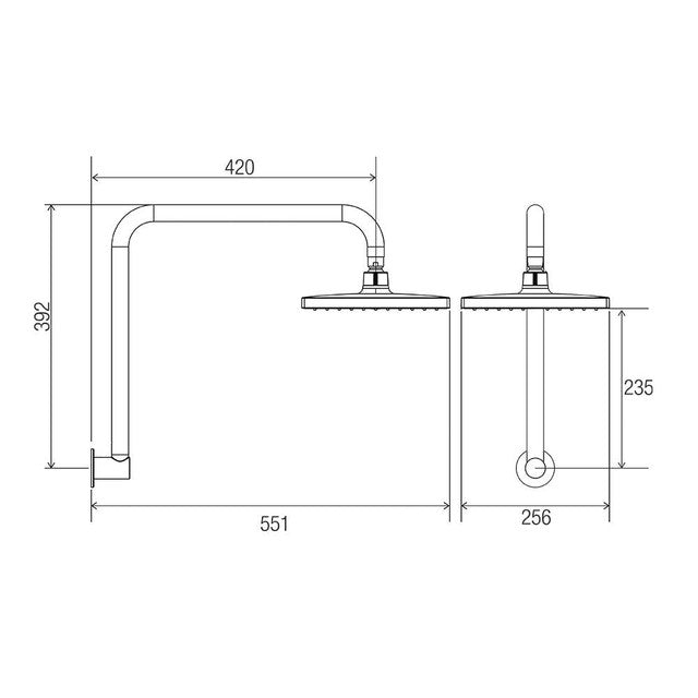Cosmic Swivel Crane Neck Arm Chrome