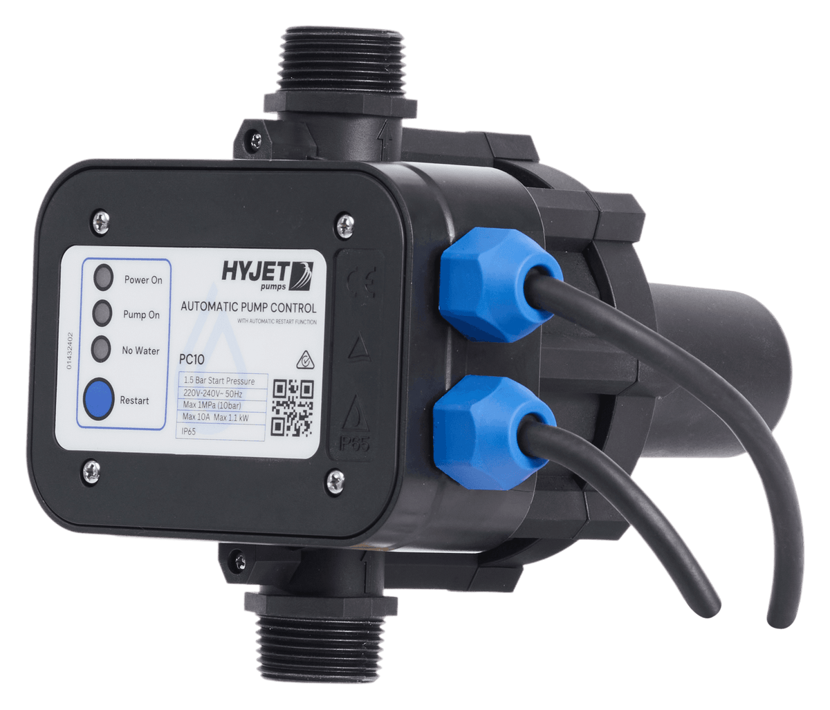 Hyjet Automatic Pump Pressure Controller - 240V, 25mm, 1.5 or 2.2 Bar Start