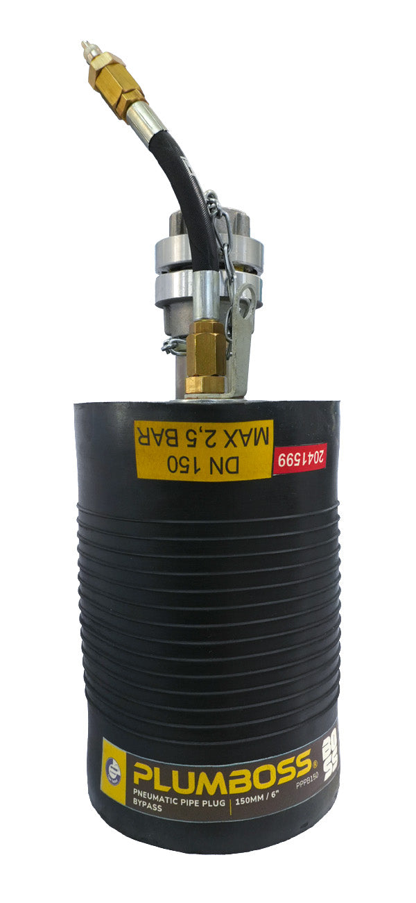 Pneumatic Bypass Pipe Plug - Single Size 140-150mm