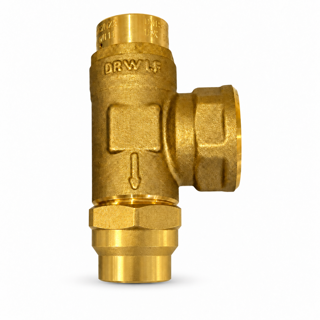 AVG Boundary Pressure Reduction Valve 20mm - R/A Flare x Female, 500kPa, Lead Free | PRVB20-500FL-LF