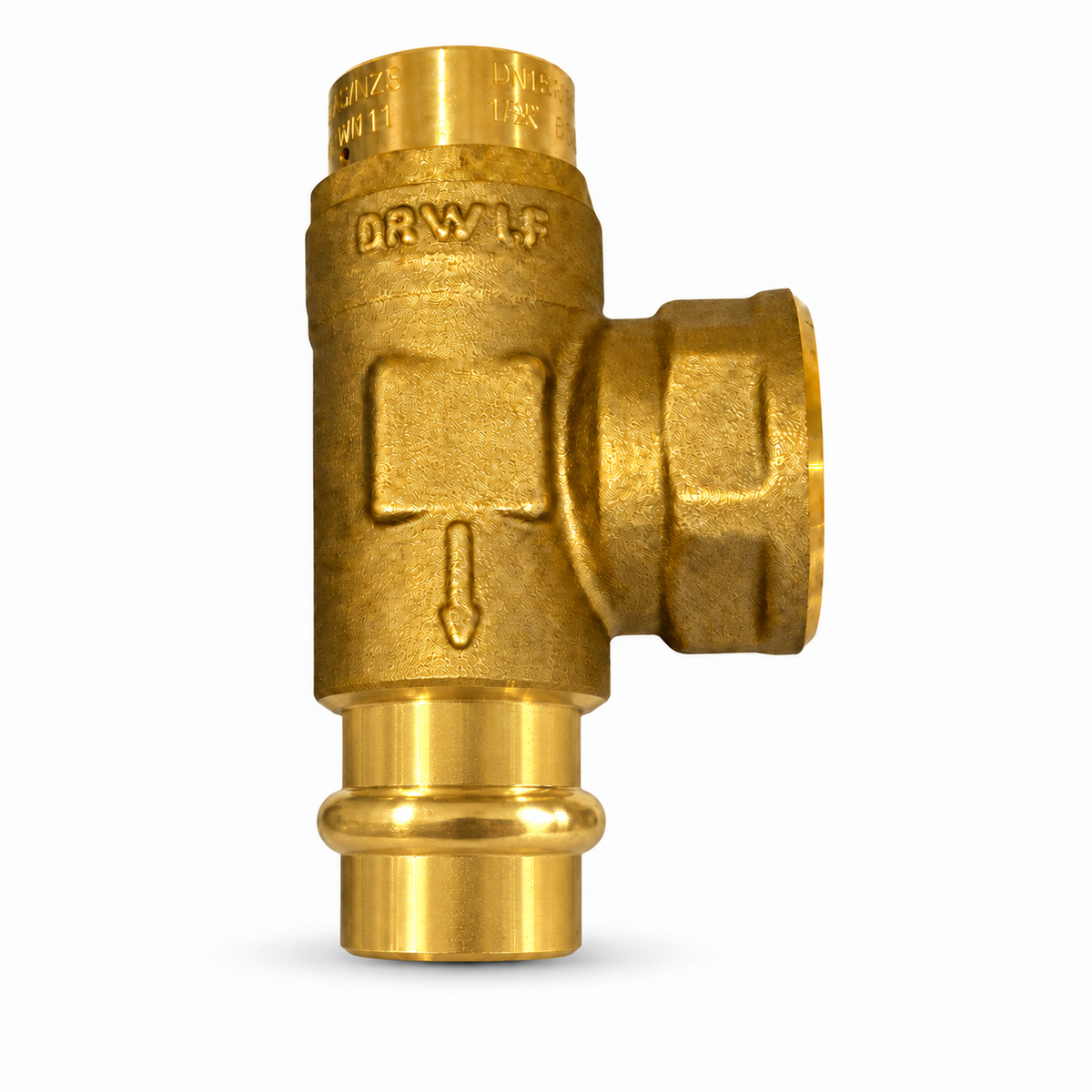 AVG Boundary Pressure Reduction Valve 20mm - R/A Female x Press-Fit, 500kPa, Lead Free | PRVB20FM-500P-LF