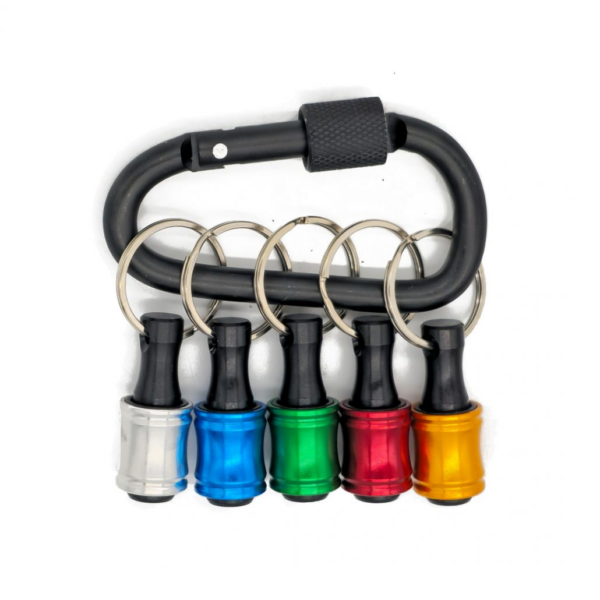 Hex Bit Holder x 5 on Carabiner