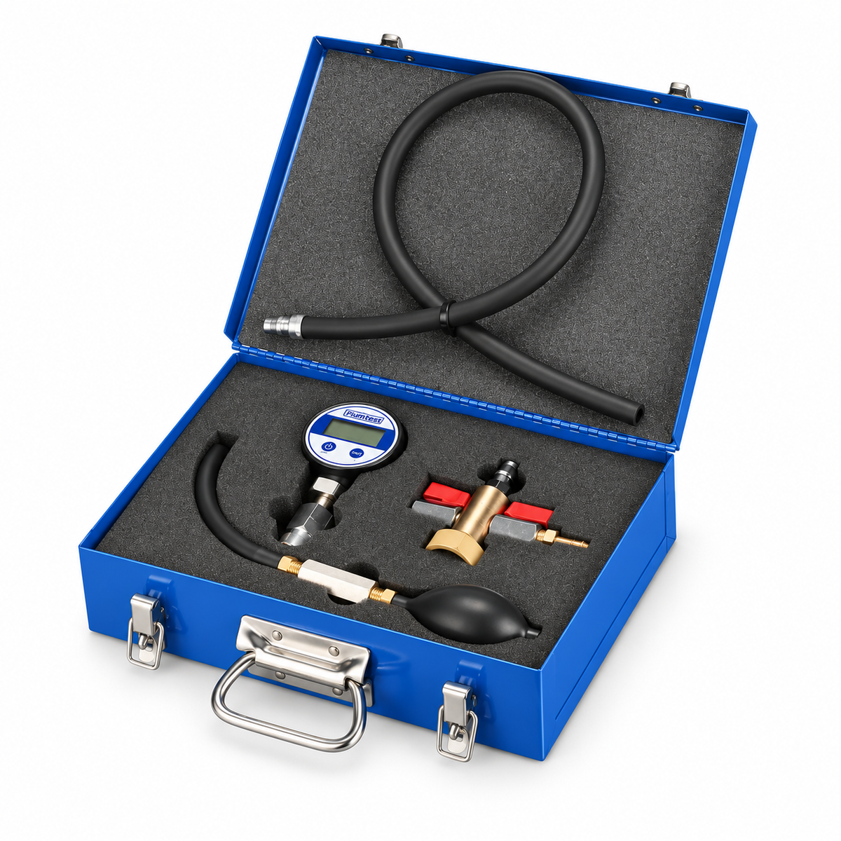 Plumtest Combo Digital Gas Tester - Manometer Kit, 0-30kPa, 25mm Meter Thread | 550268