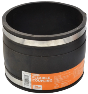 Flexible Coupling - 150mm to 150mm PVC | RC150