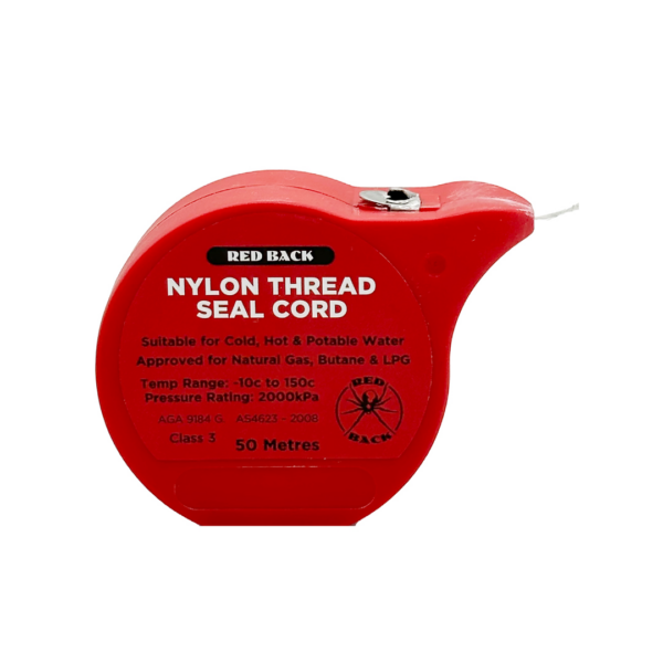 Red Back Nylon Thread Seal Cord - 50m | RED424