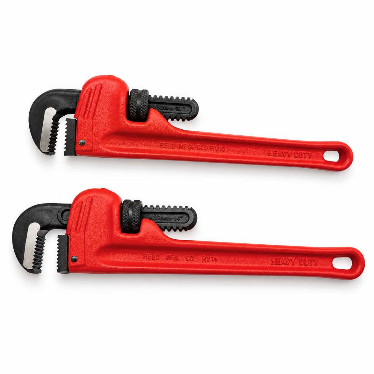 Reed Ductile Iron Pipe Wrench Pair - 10in & 14in | PBKIT-WRENCH