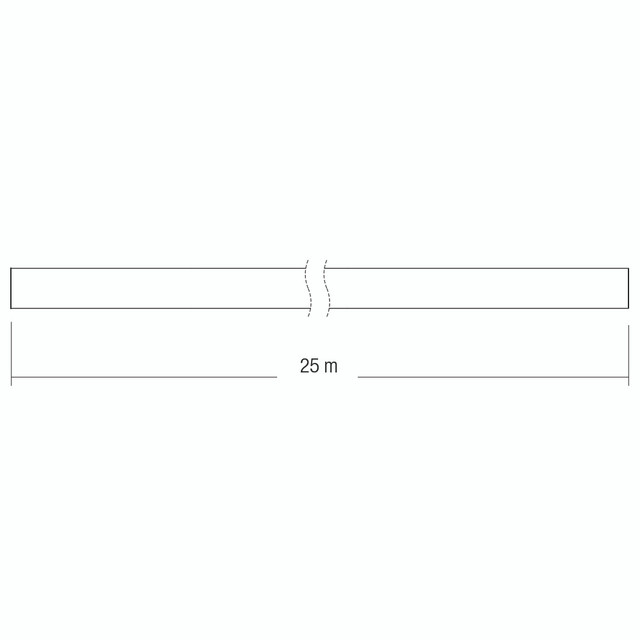 PVC Smooth Shower Hose - Bulk Chrome Silverflex® Hose Length 25m