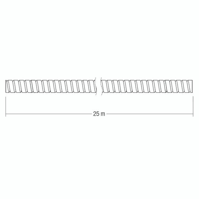 PVC Spiral Shower Hose - Bulk Softflex® White 25m