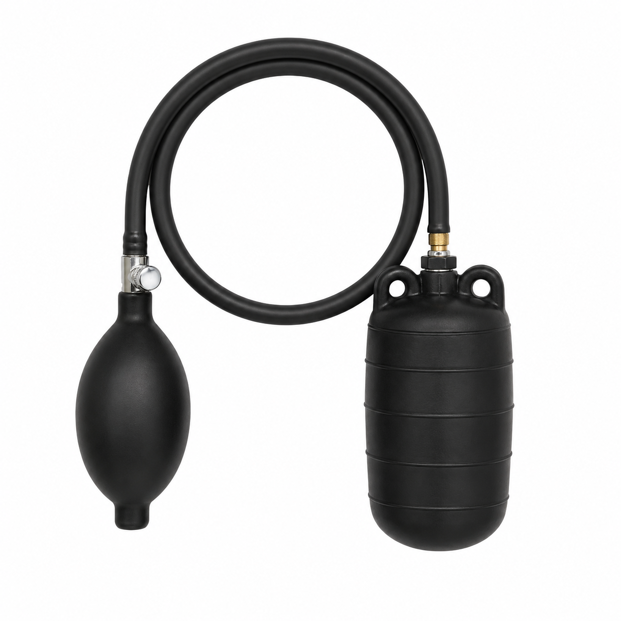 Inflatable Test Plug with 2.5m Hose & Hand Pump — Suits 100mm Pipes