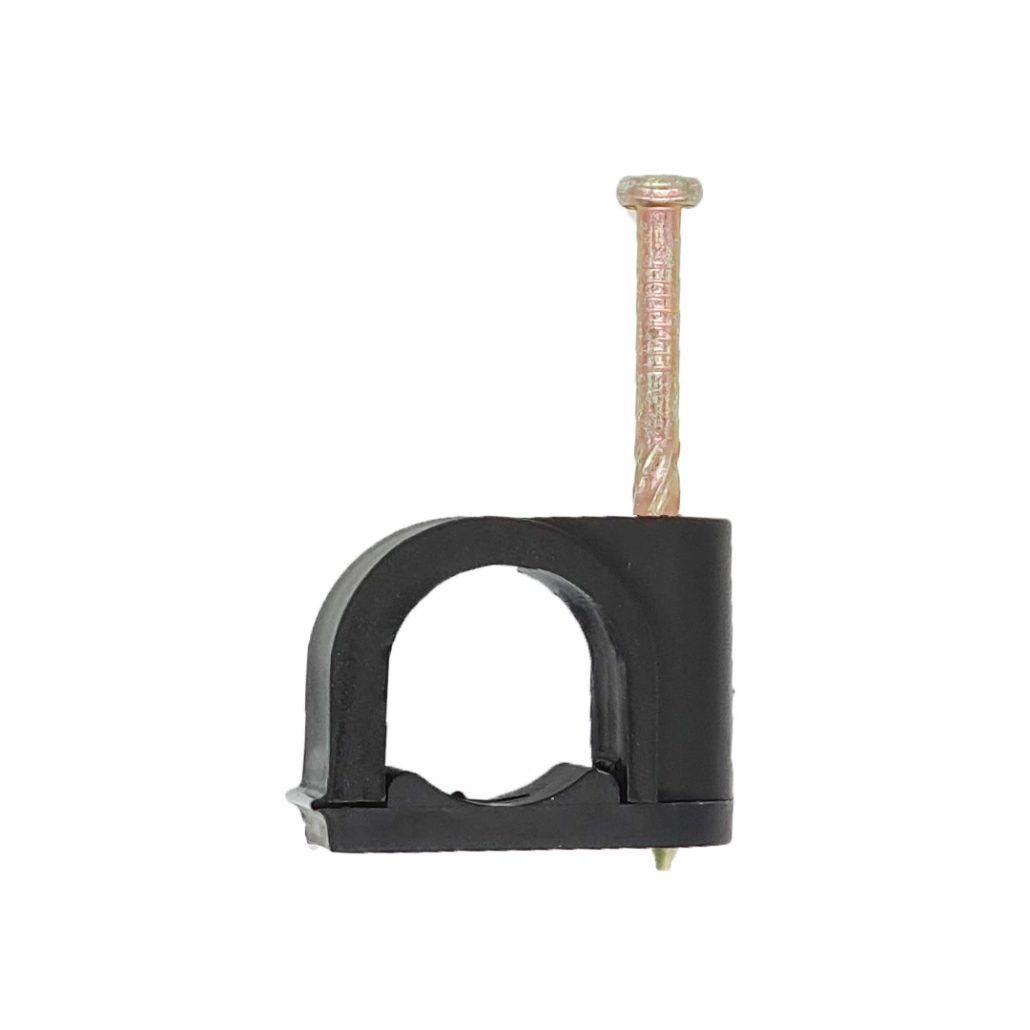 Pex Saddle Clip With Tab - 16mm, Timber Twist Nail, Per 100 | SPEXTBTN16