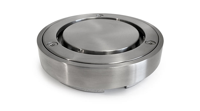 Stainless Steel Security Drain - Cast 304SS, Tamper-Proof, 100mm PVC Base