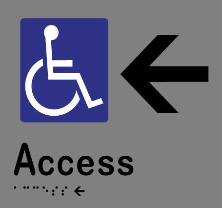 Accessible Access - Arrow Left