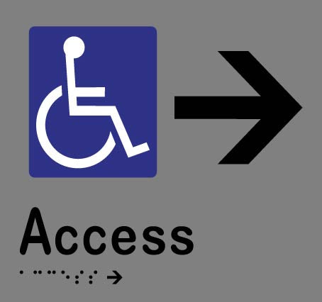 Accessible Access - Arrow Right