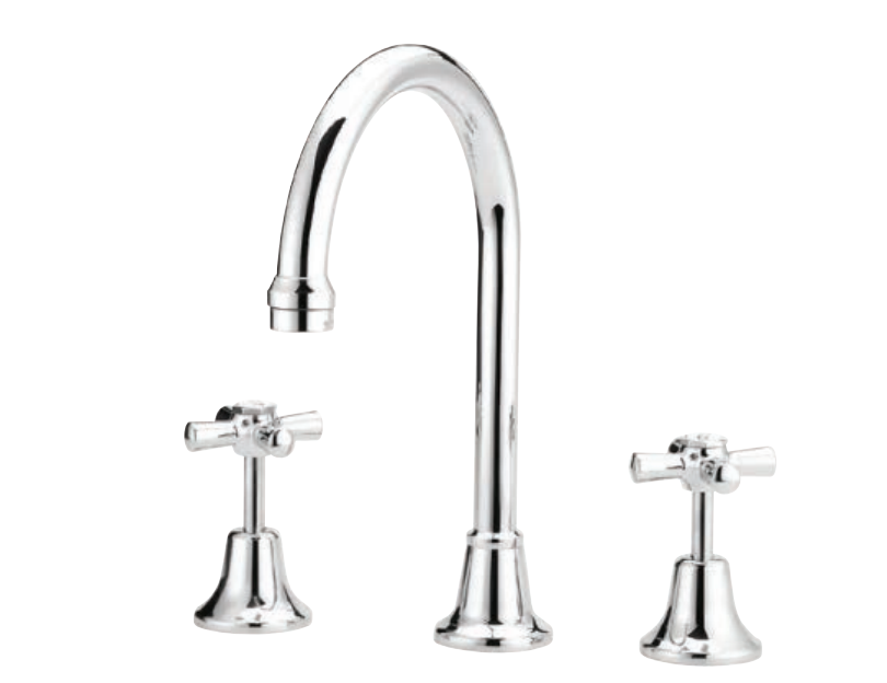 Easy Clean Anti Vandal Sink Set Chrome