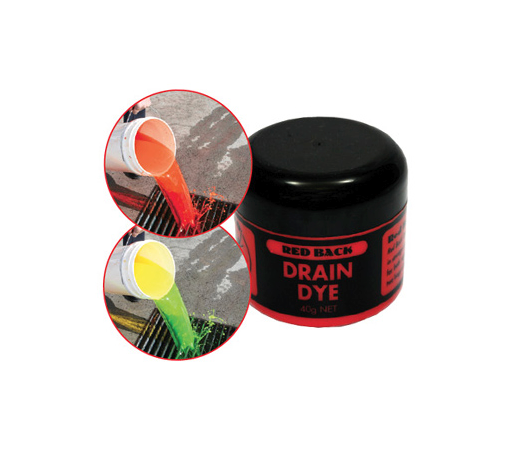 Drain Dye 40g – (Red 20g, Green 20g)