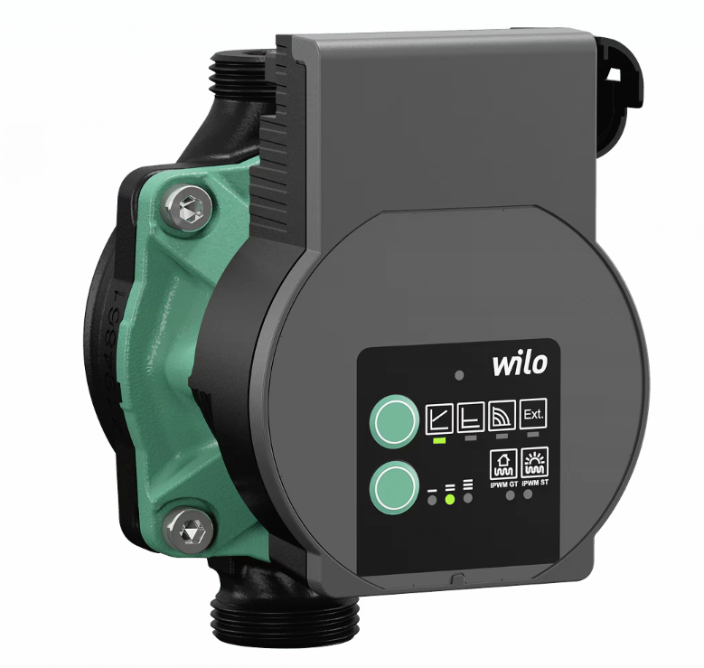 Wilo Circulator Pump Varios PICO-STG 25/1-7-130 – High-Efficiency Heating & Solar Pump (7 m Head | 130 mm | 240 V)